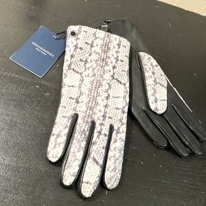 Roccia snake/ black Cole Haan women gloves